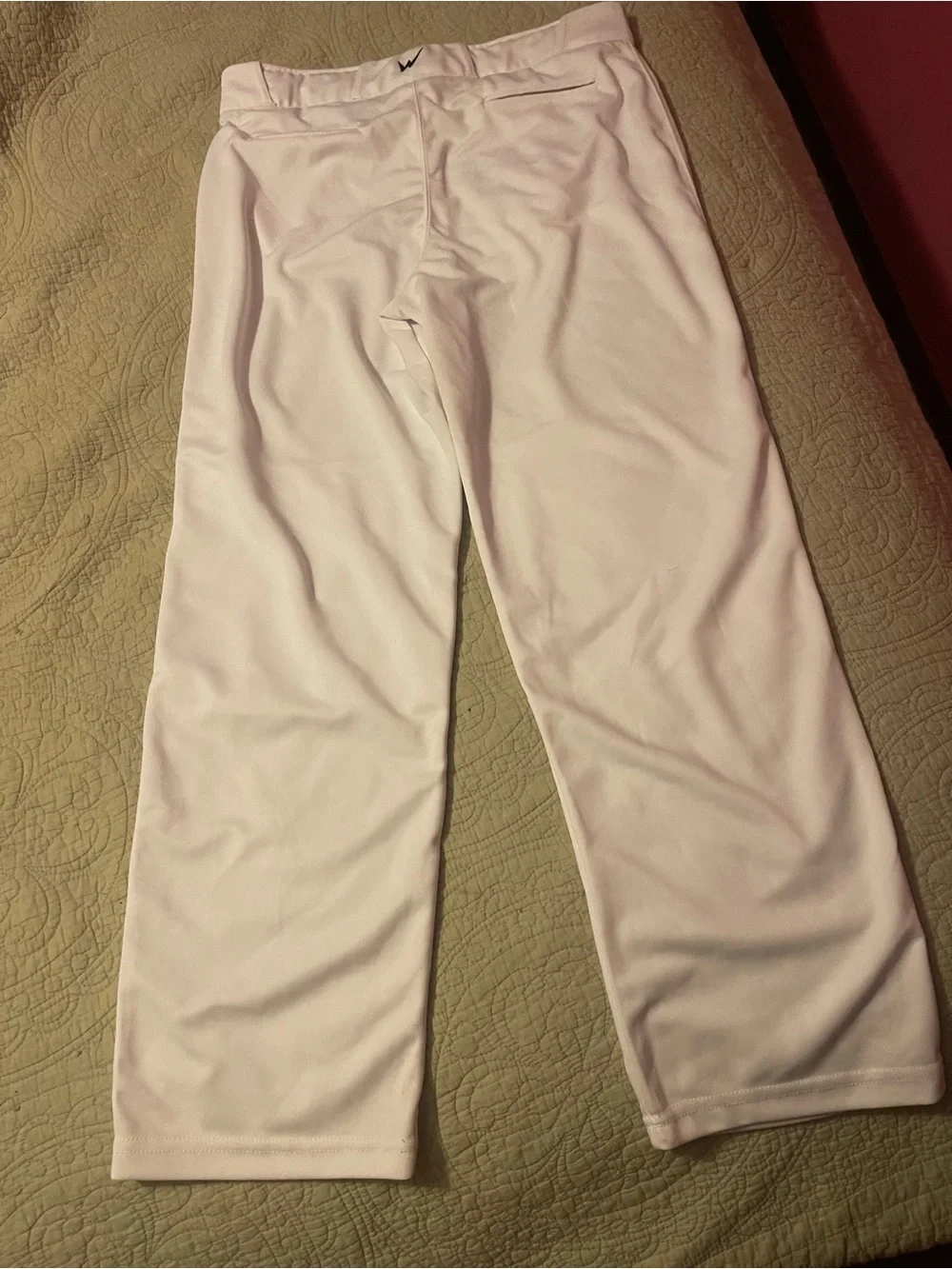 WEARCOG Premier Baseball Pants-White Adult Large